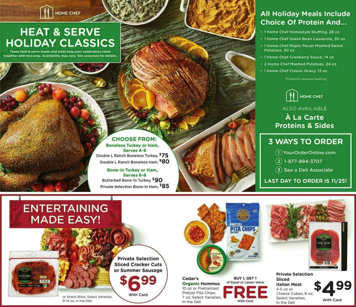 Fry's Food Weekly Ad from November 19