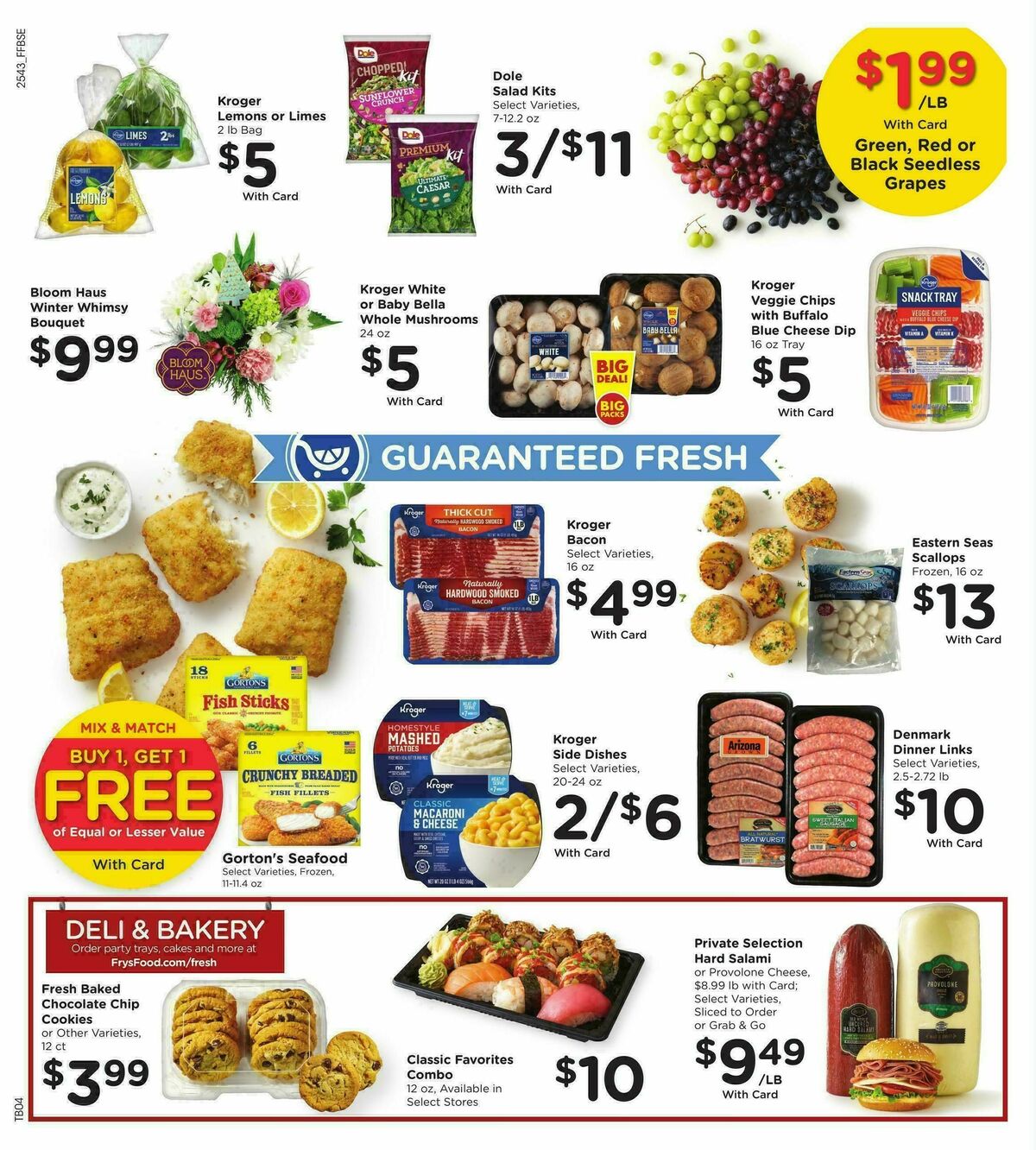 Fry's Food Weekly Ad from November 28