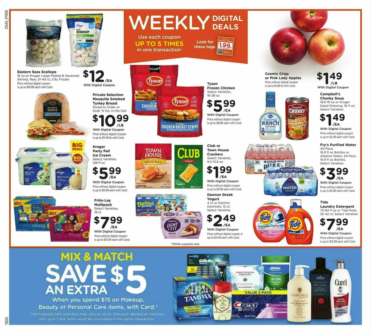 Fry's Food Weekly Ad from December 10