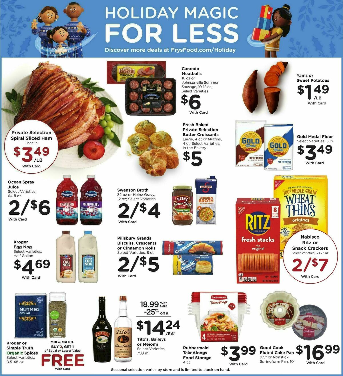 Fry's Food Weekly Ad from December 10