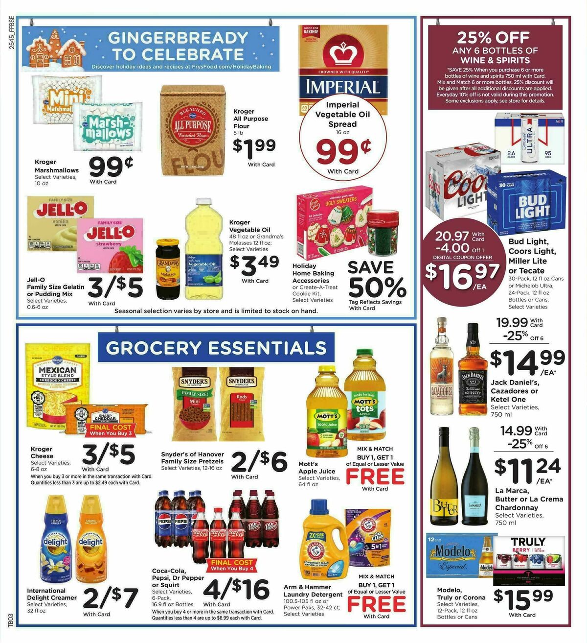 Fry's Food Weekly Ad from December 10