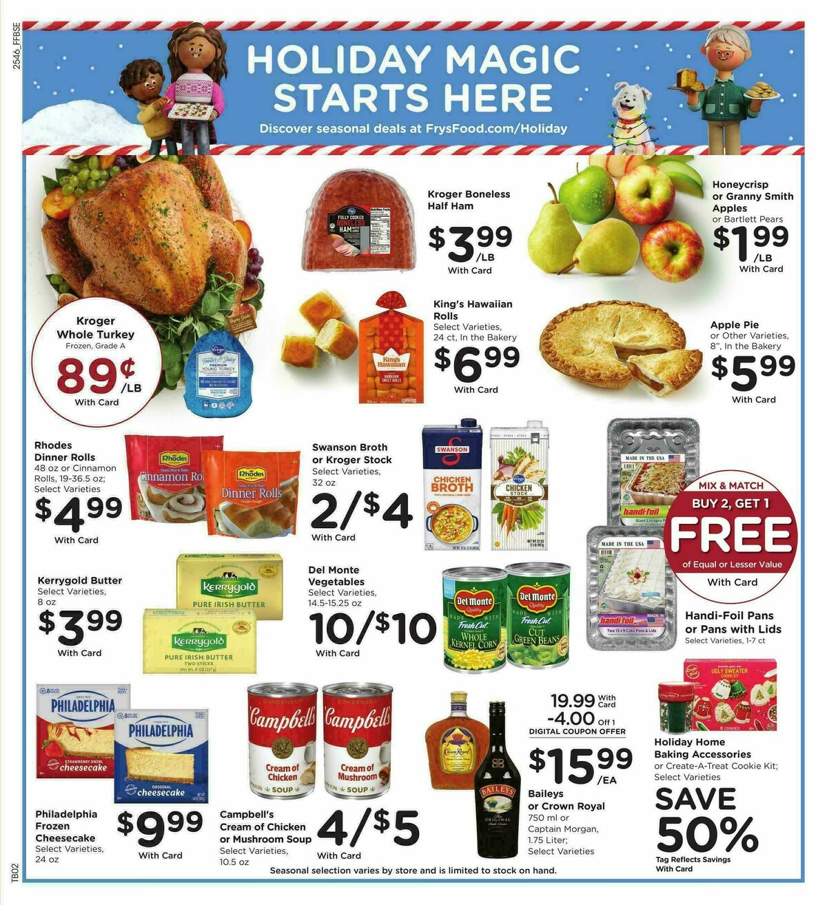 Fry's Food Weekly Ad from December 17