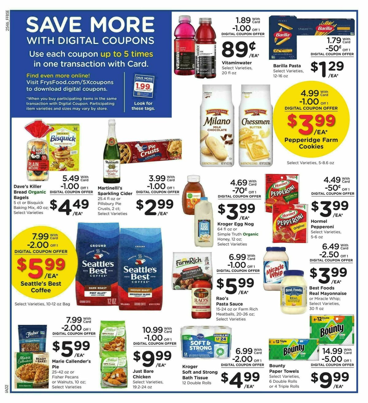 Fry's Food Weekly Ad from December 17