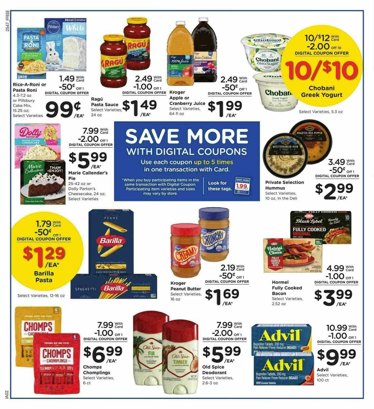 Fry's Food Weekly Ad from December 26