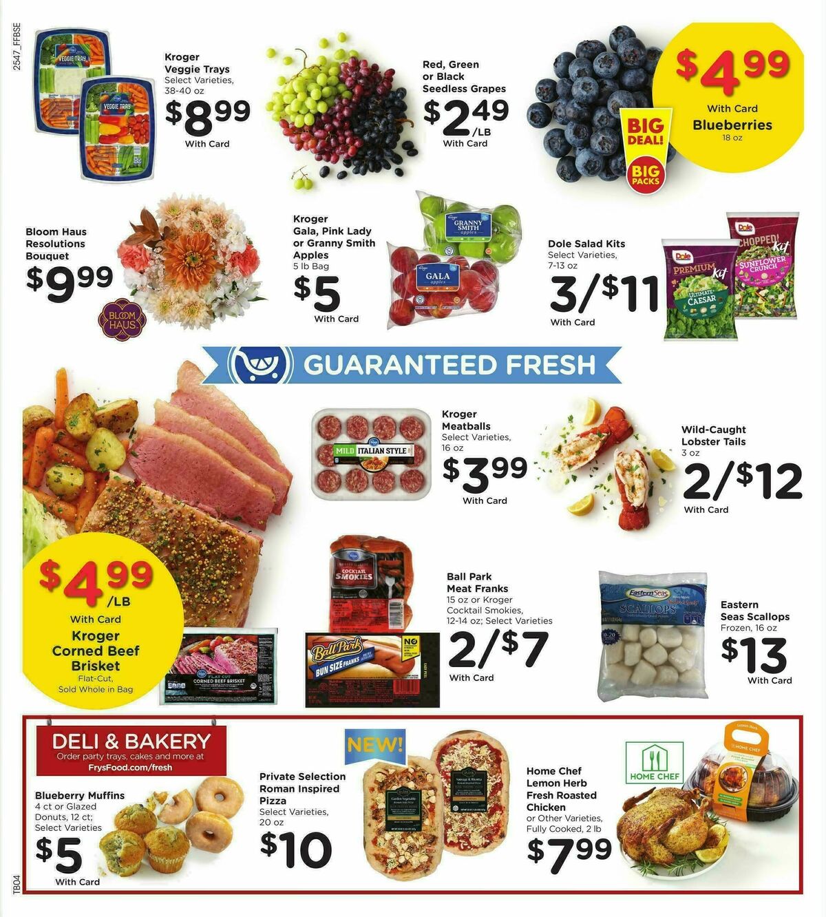 Fry's Food Weekly Ad from December 26