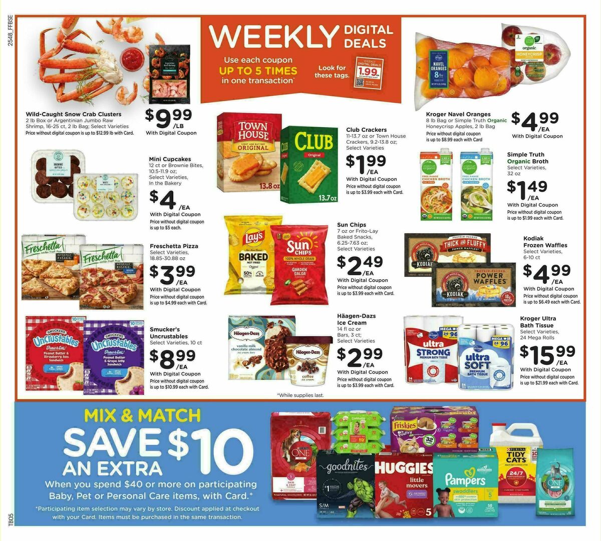 Fry's Food Weekly Ad from January 2