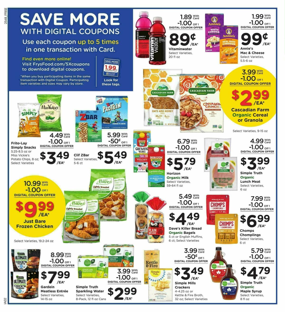 Fry's Food Weekly Ad from January 2