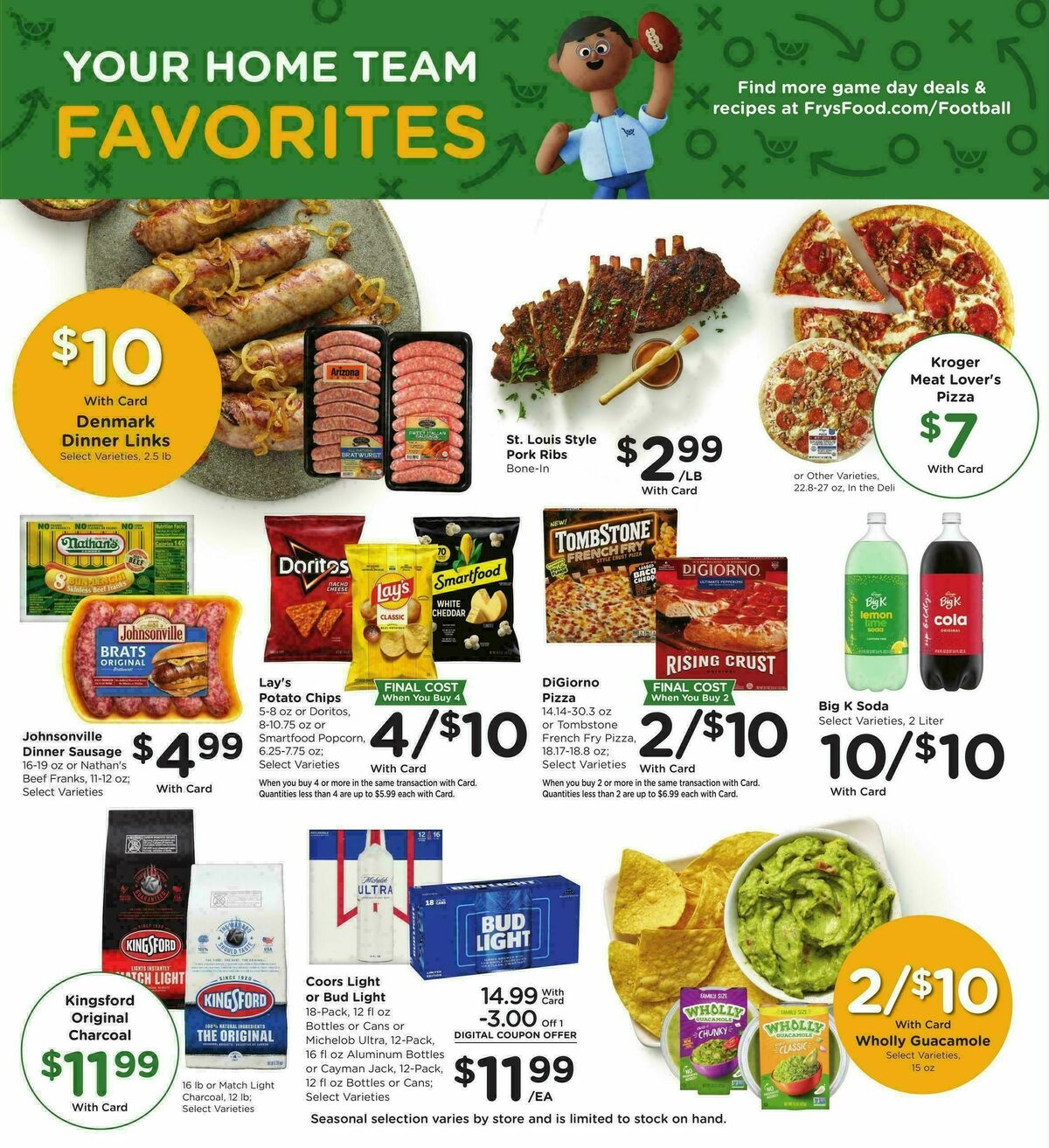 Fry's Food Weekly Ad from January 2