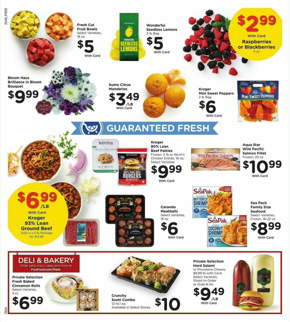 Fry's Food Weekly Ad from January 2