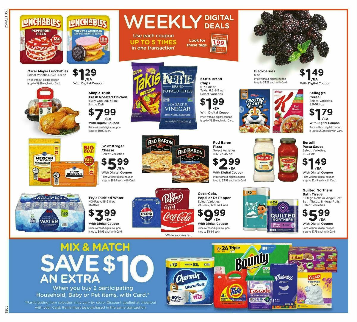 Fry's Food Weekly Ad from January 7