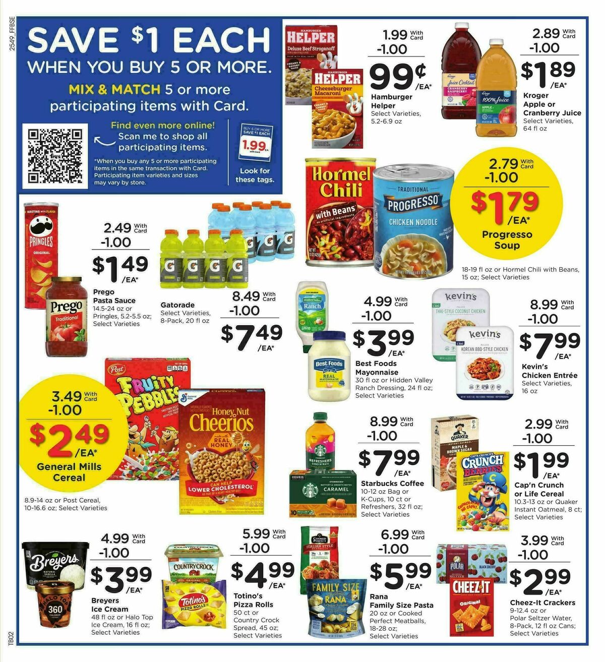 Fry's Food Weekly Ad from January 7
