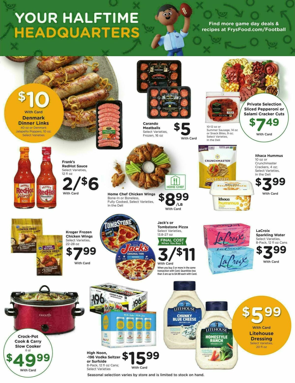 Fry's Food Weekly Ad from January 14