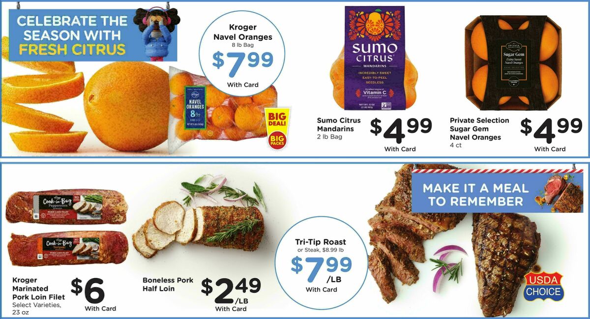 Fry's Food Weekly Ad from January 14