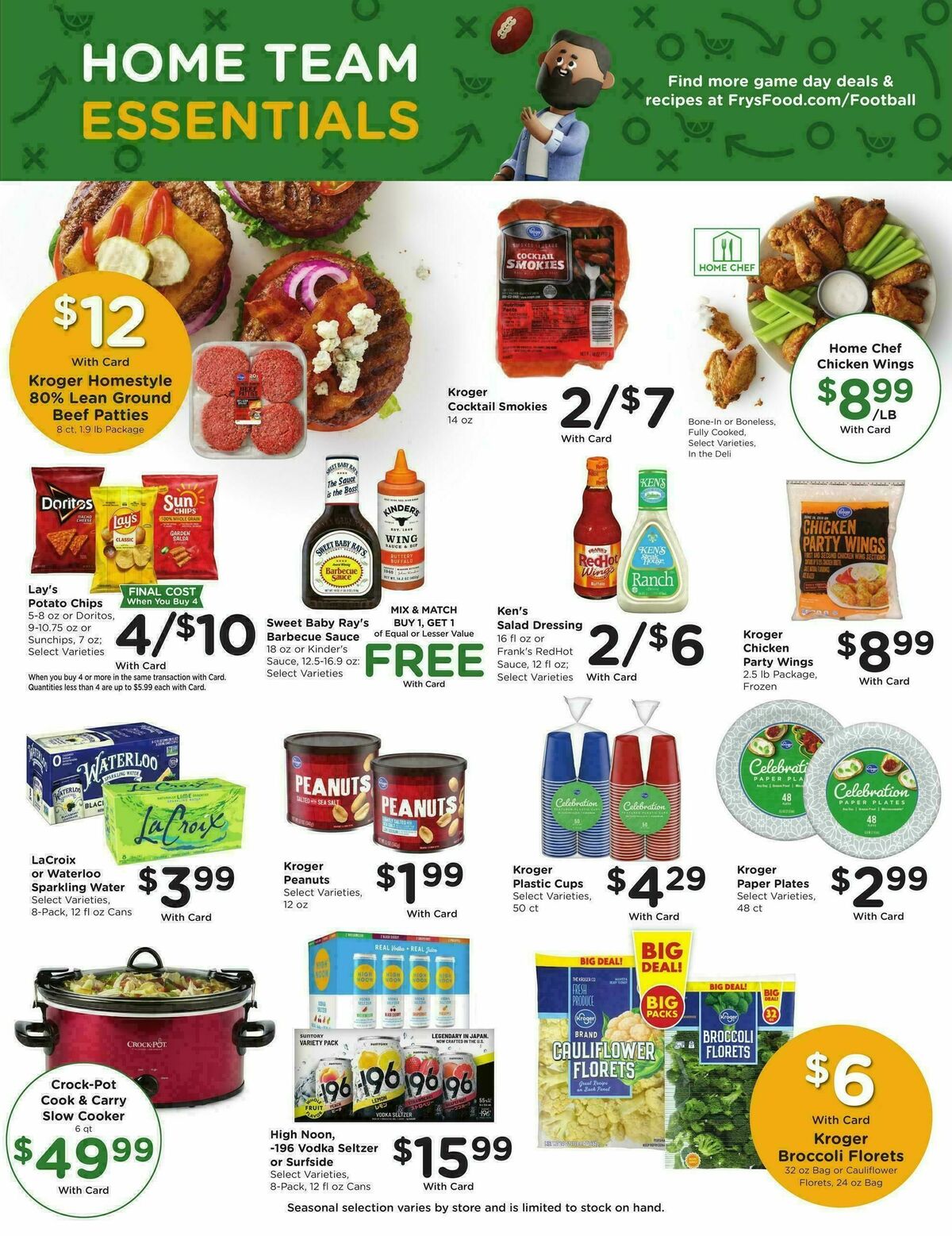 Fry's Food Weekly Ad from January 21
