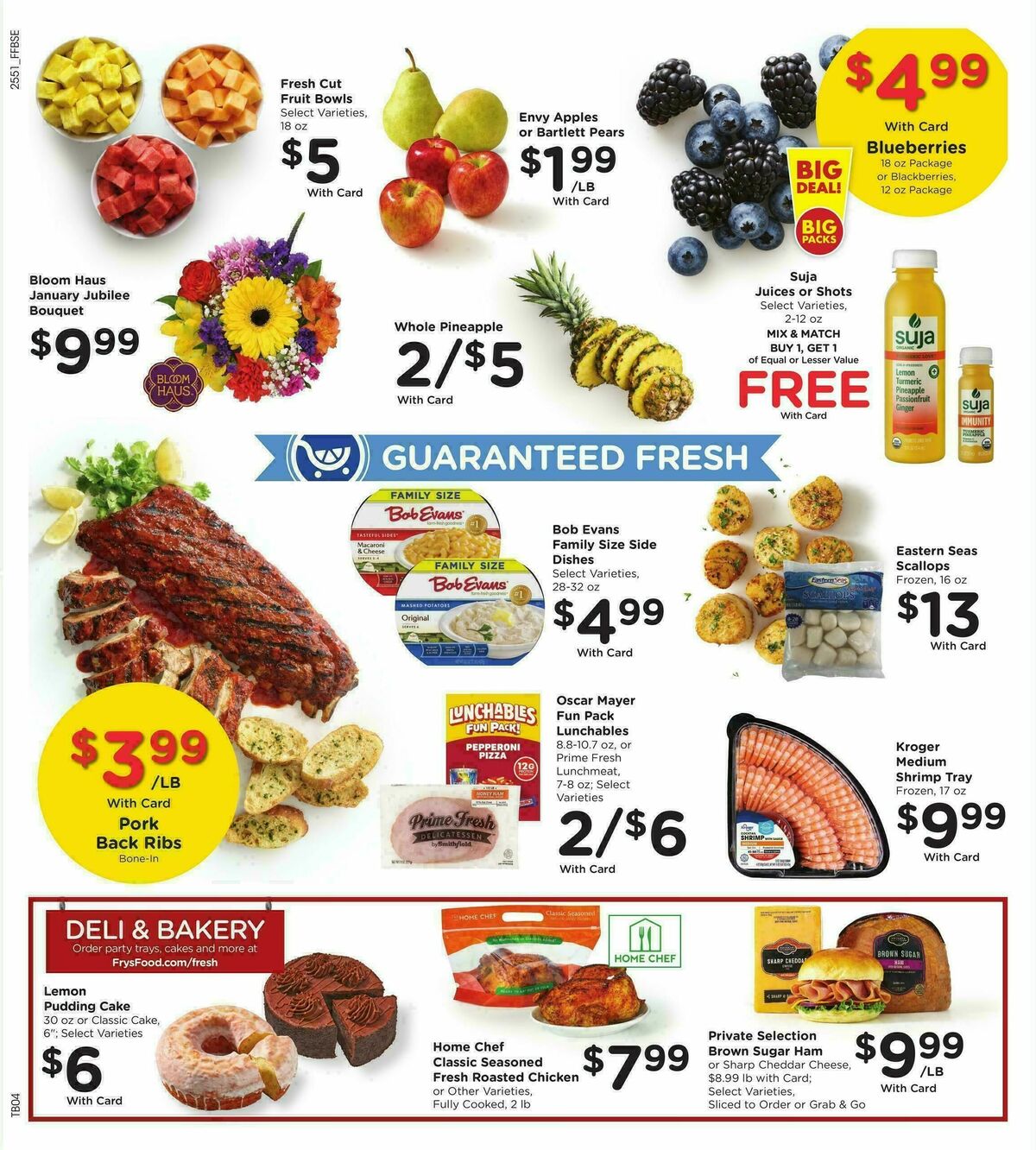 Fry's Food Weekly Ad from January 21