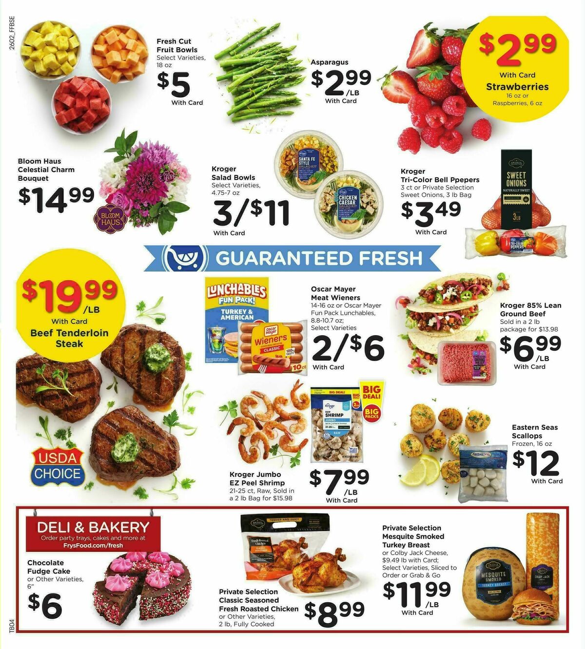 Fry's Food Weekly Ad from February 11