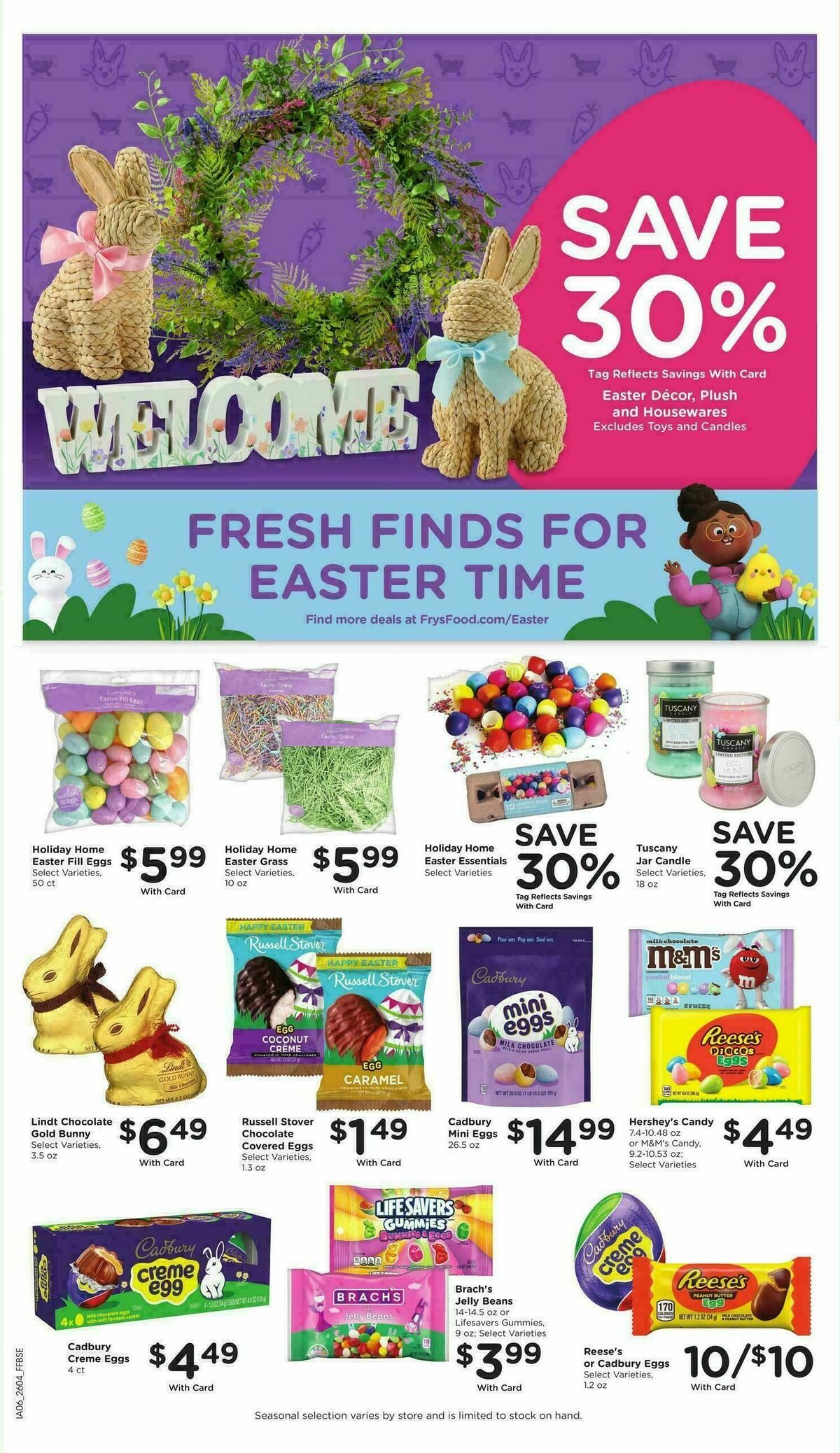Fry's Food Weekly Ad from February 25