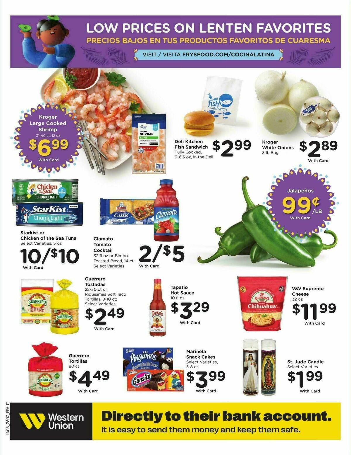 Fry's Food Weekly Ad from March 18