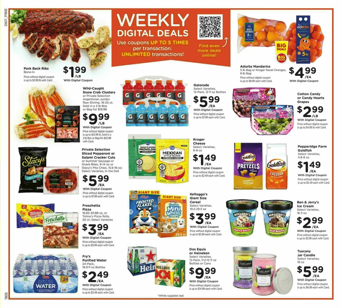 Fry's Food Weekly Ad from March 18