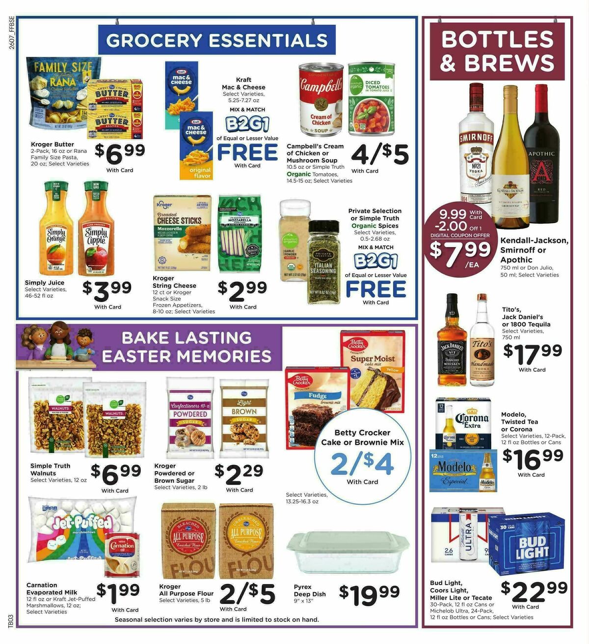 Fry's Food Weekly Ad from March 18