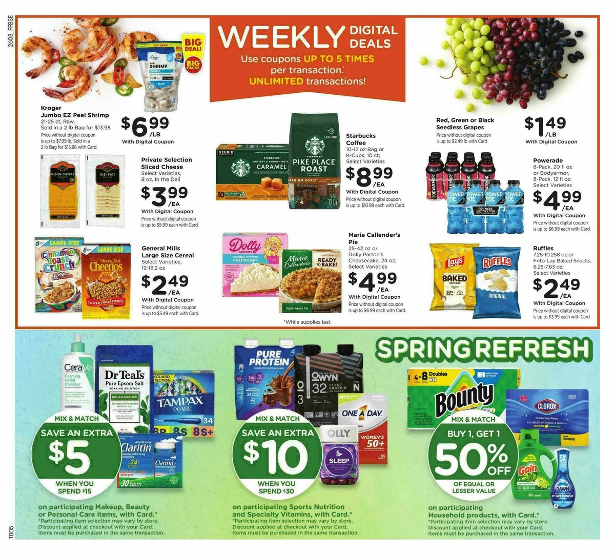 Fry's Food Weekly Ad from March 25