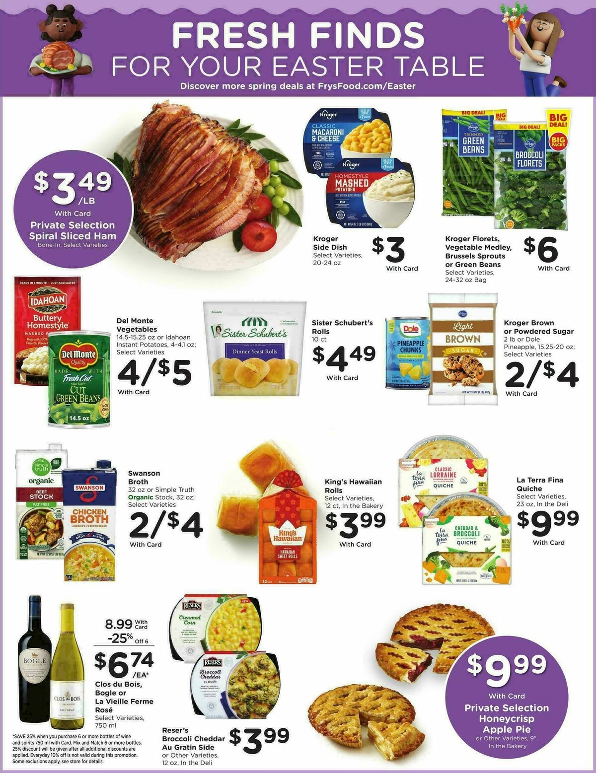 Fry's Food Weekly Ad from March 25