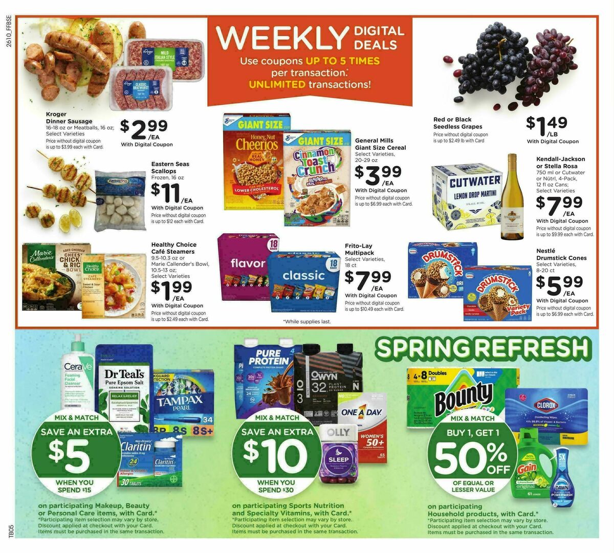 Fry's Food Weekly Ad from April 8