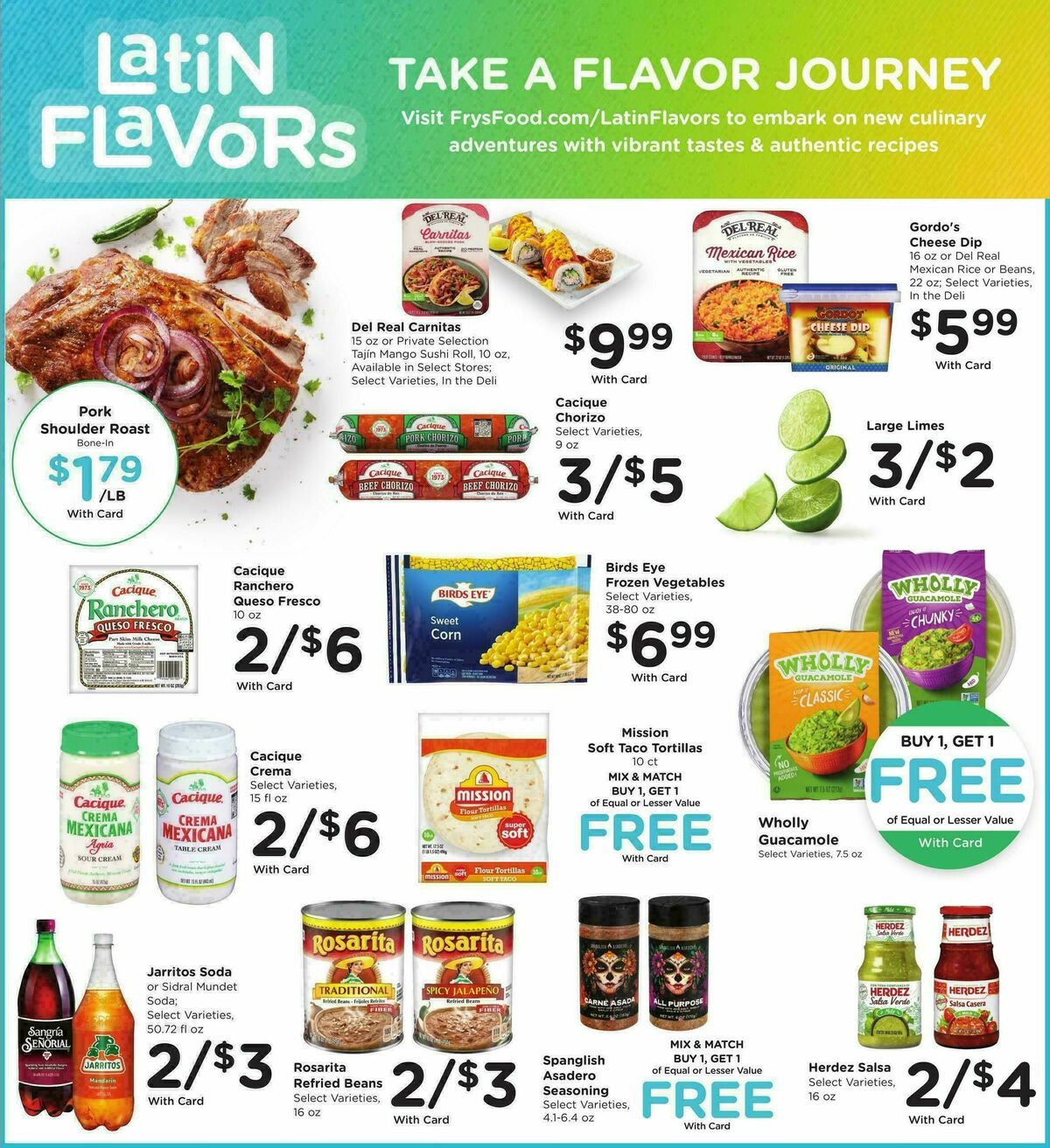 Fry's Food Weekly Ad from April 22