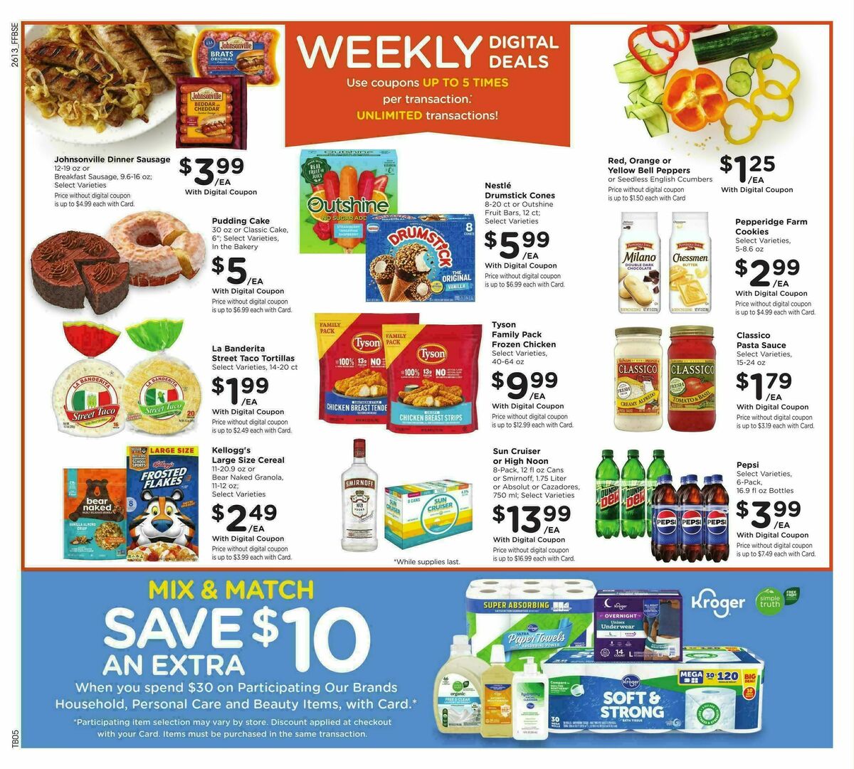 Fry's Food Weekly Ad from April 29