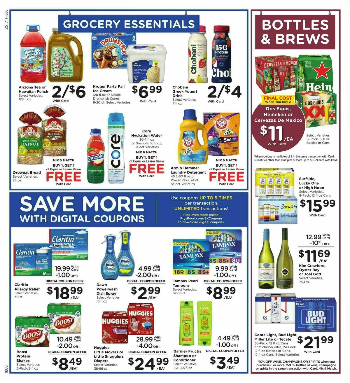 Fry's Food Weekly Ad from May 27