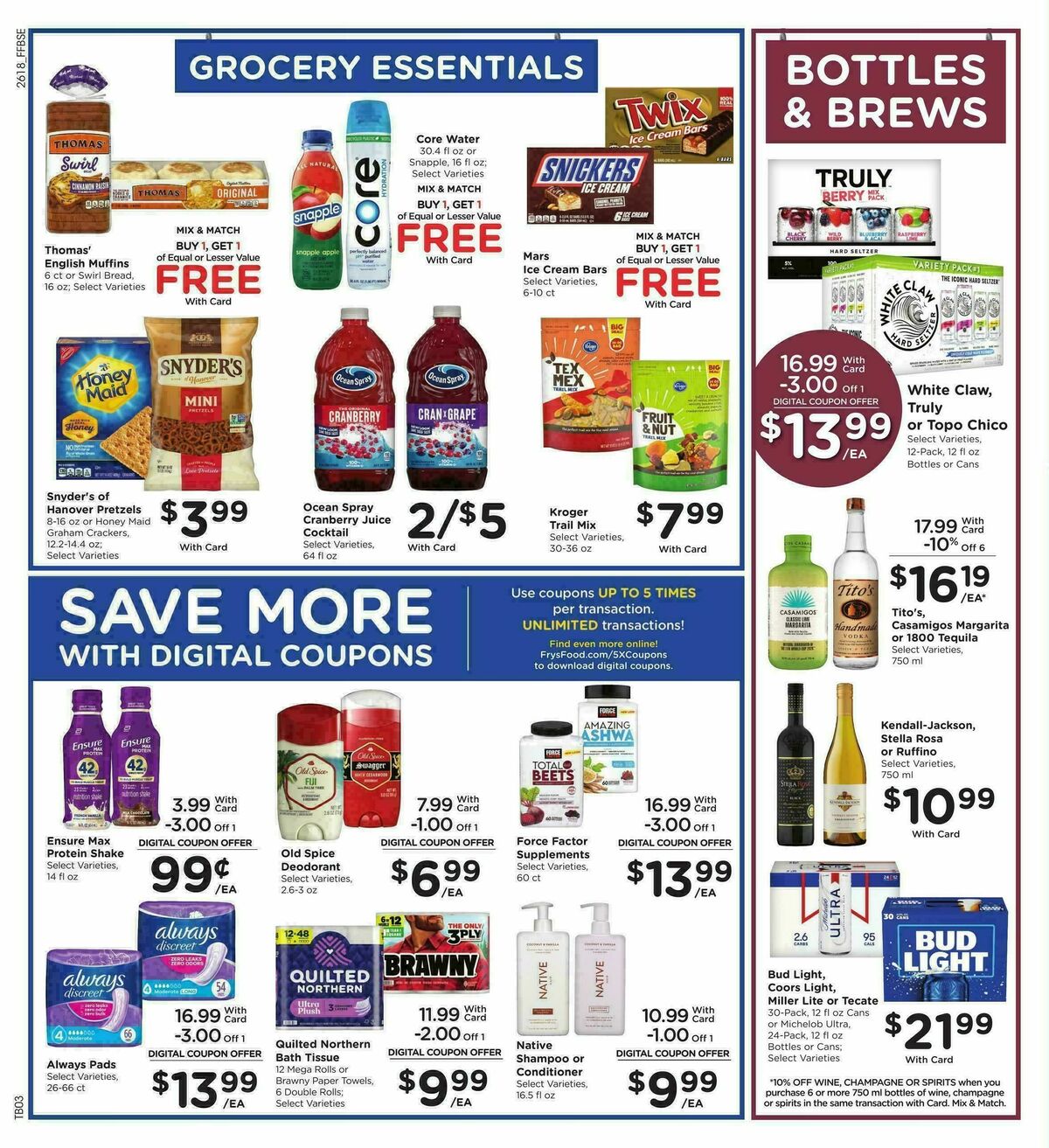 Fry's Food Weekly Ad from June 3
