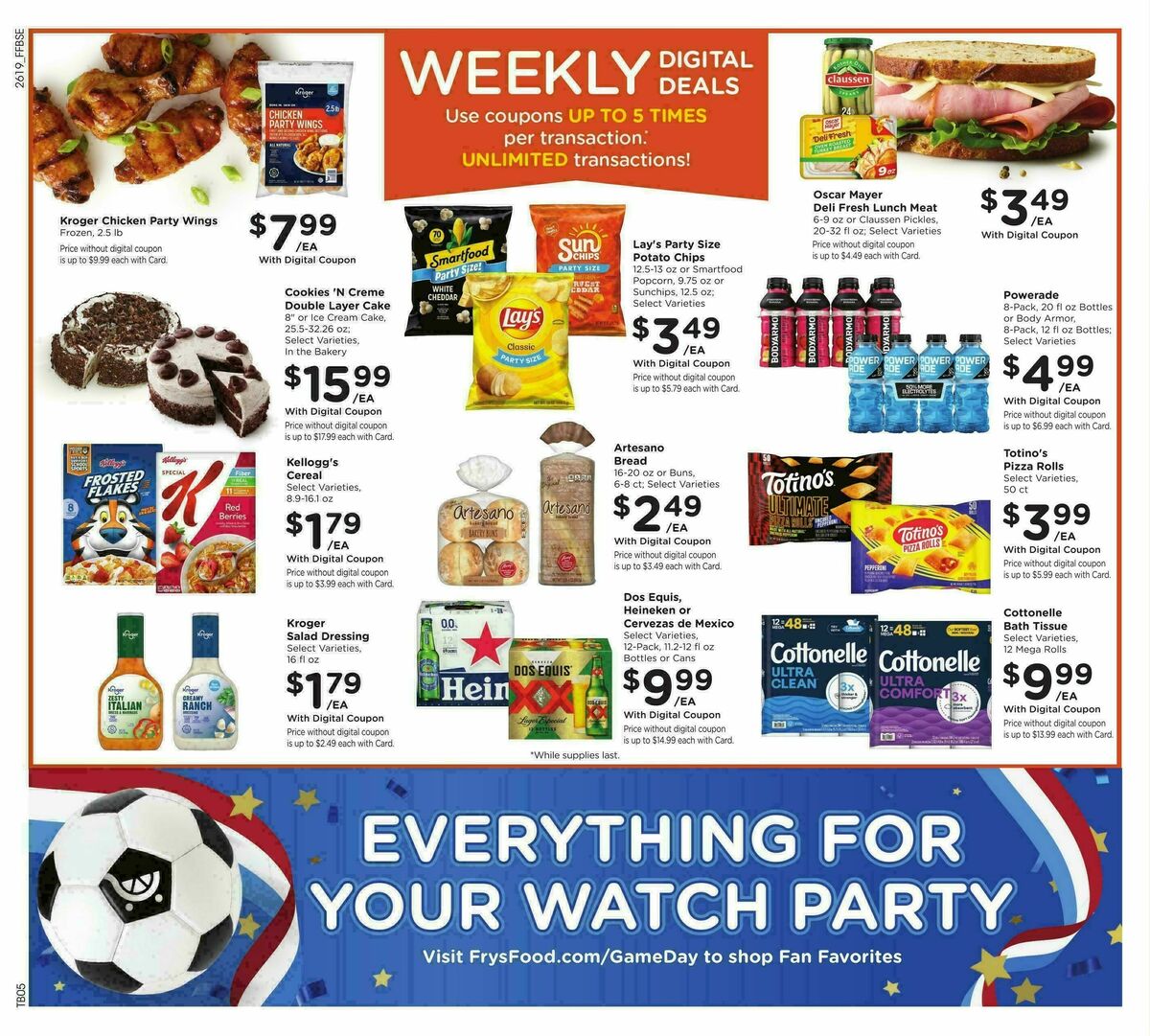 Fry's Food Weekly Ad from June 10