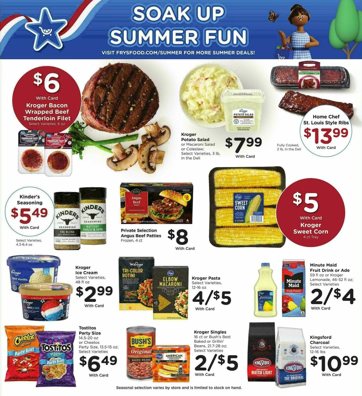 Fry's Food Weekly Ad from June 10