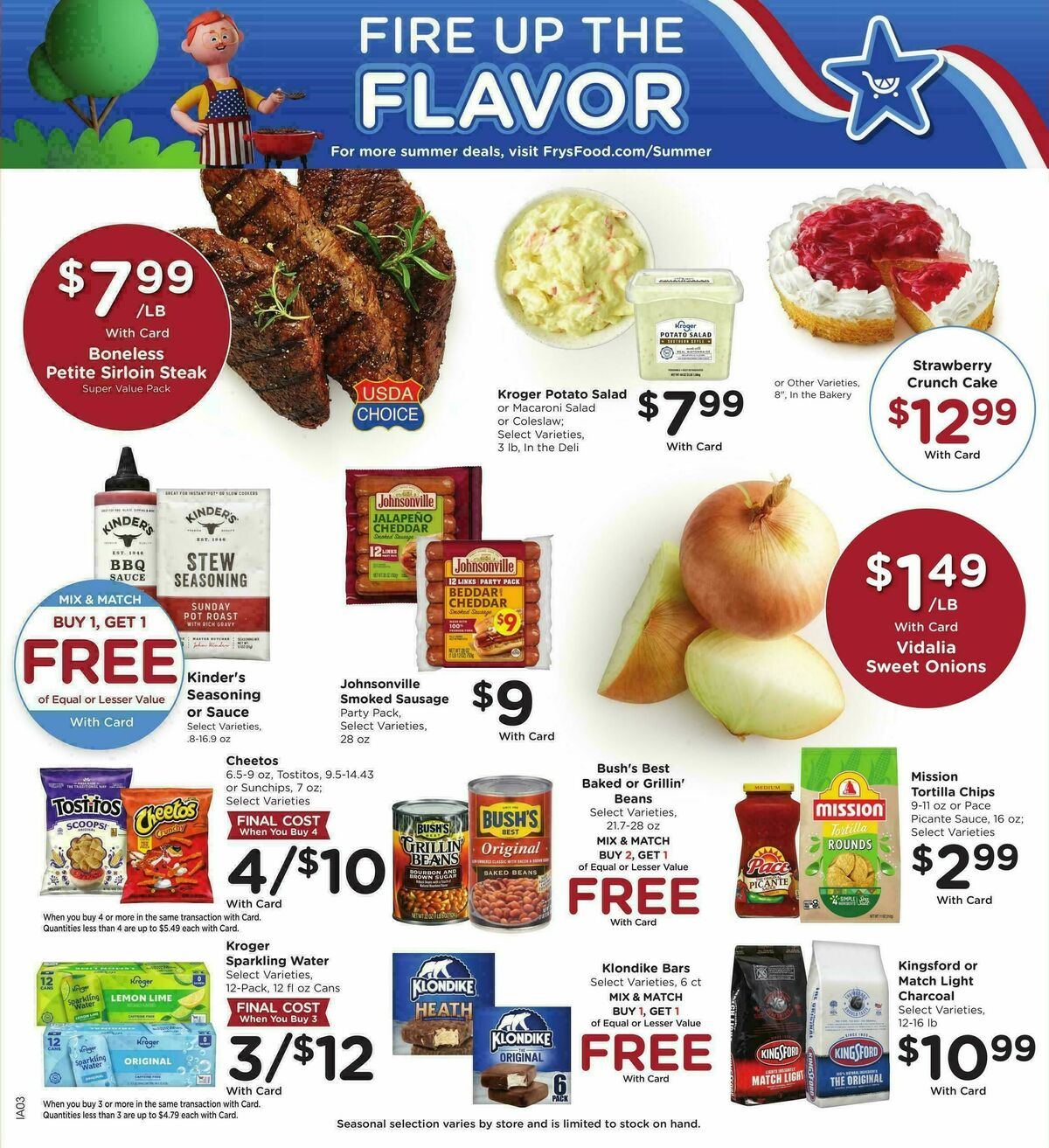 Fry's Food Weekly Ad from June 24
