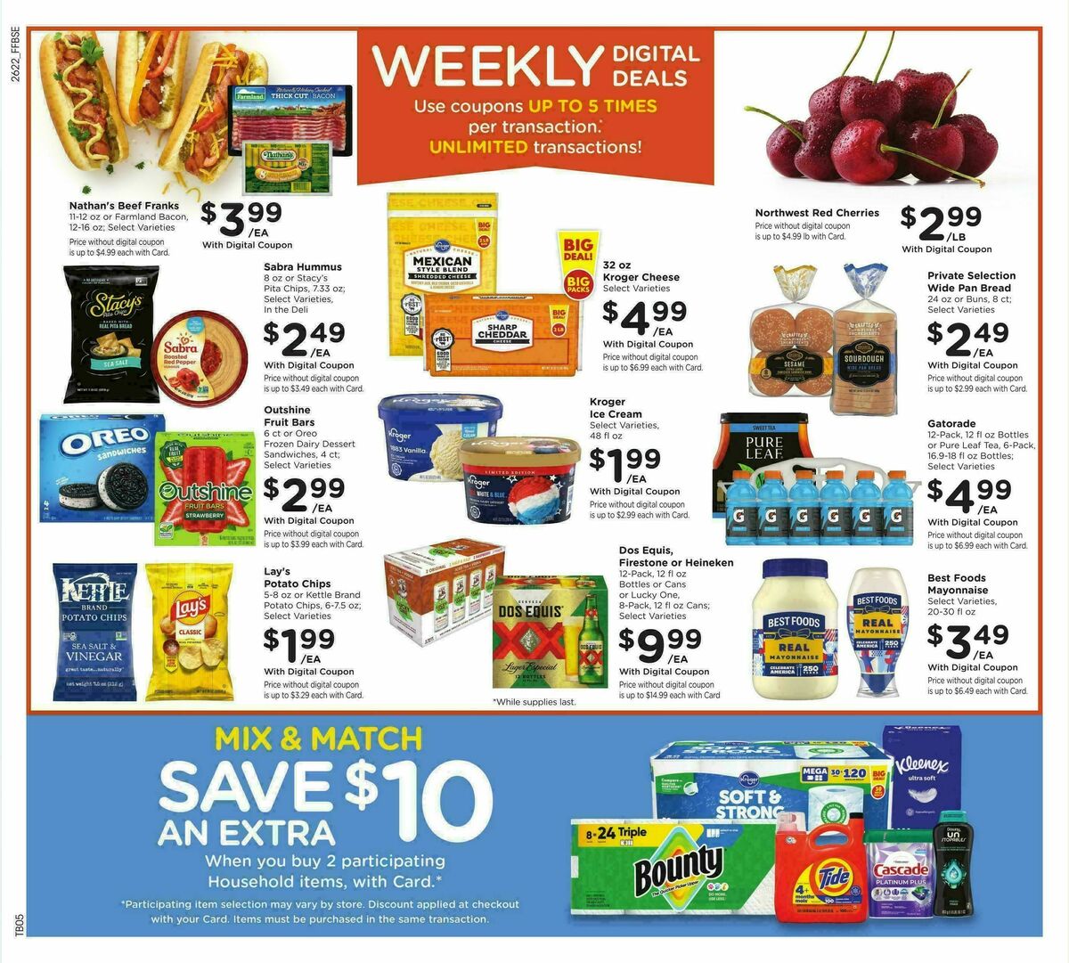 Fry's Food Weekly Ad from July 1