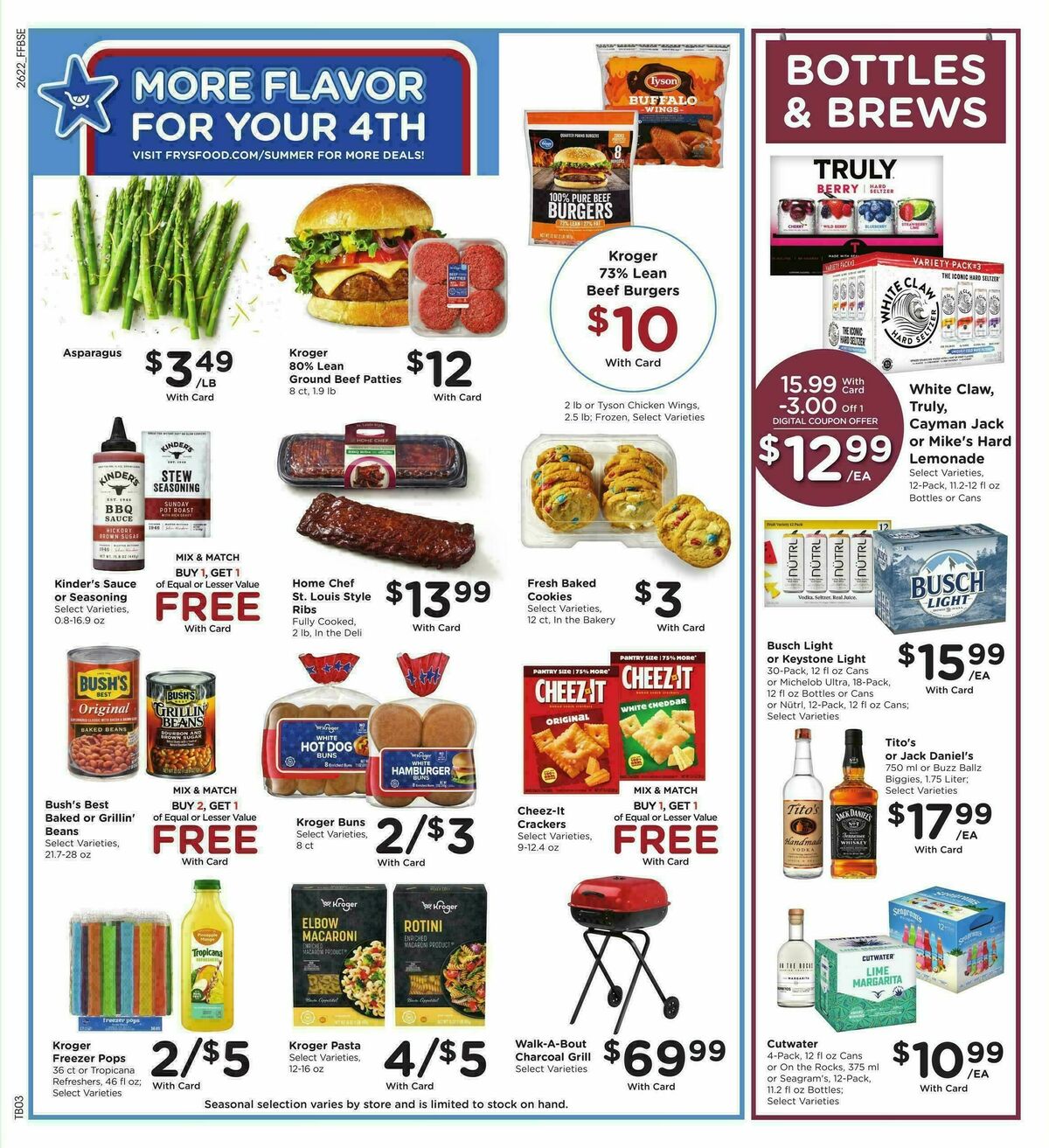 Fry's Food Weekly Ad from July 1