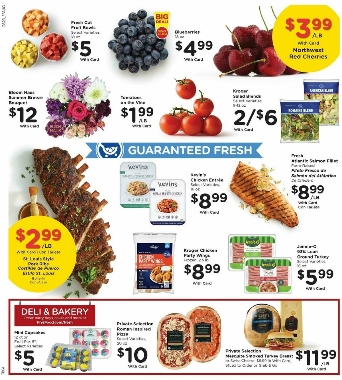 Fry's Food Weekly Ad from July 8