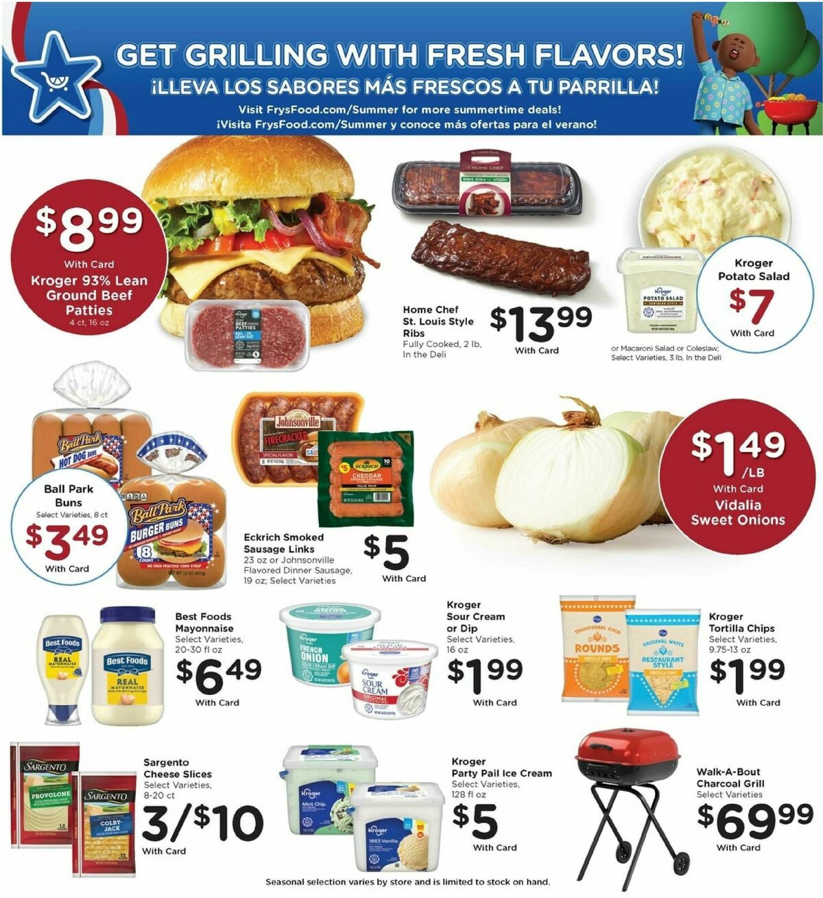 Fry's Food Weekly Ad from July 8