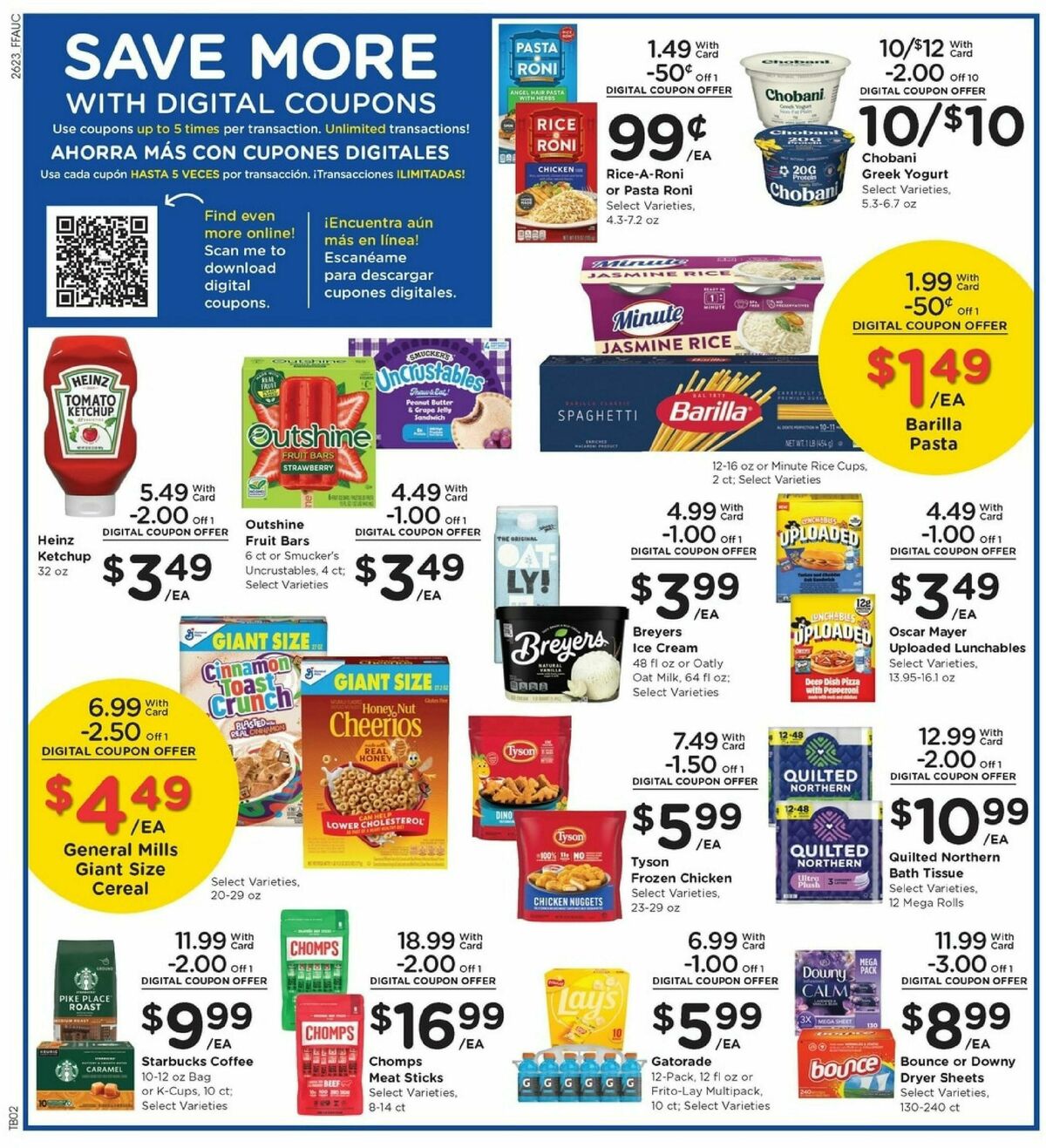 Fry's Food Weekly Ad from July 8