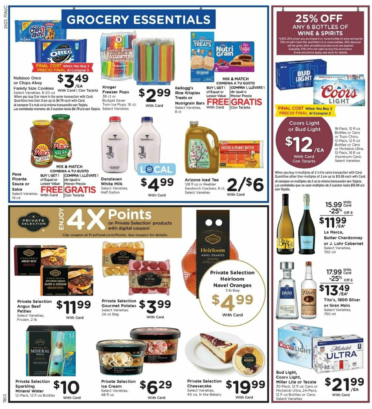 Fry's Food Weekly Ad from July 8