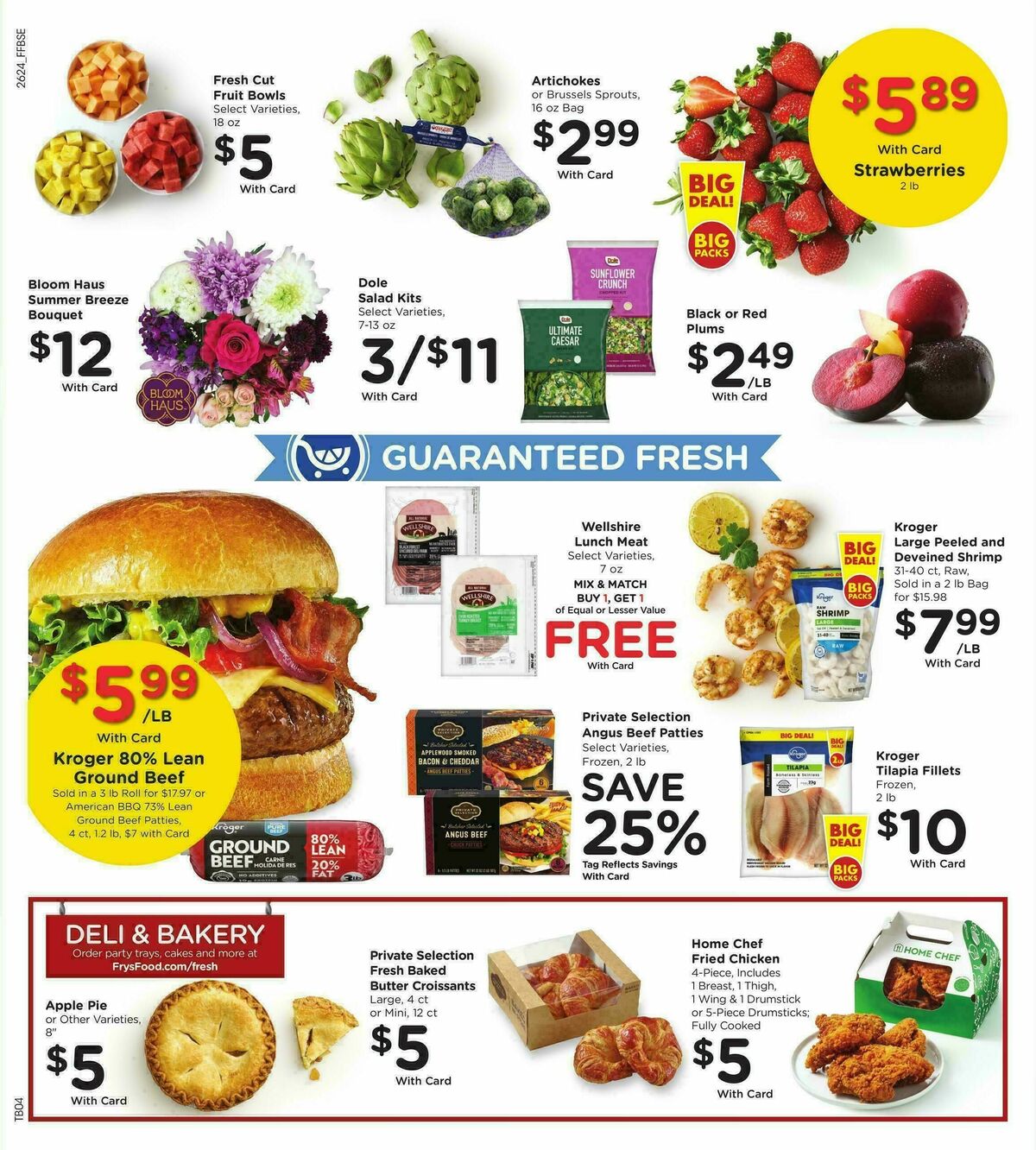 Fry's Food Weekly Ad from July 15