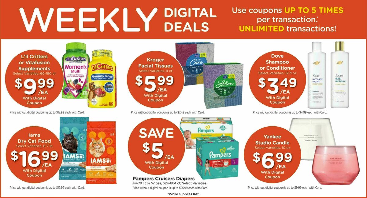 Fry's Food Weekly Ad from July 15