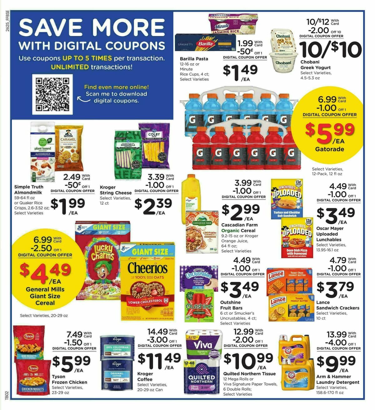 Fry's Food Weekly Ad from July 22