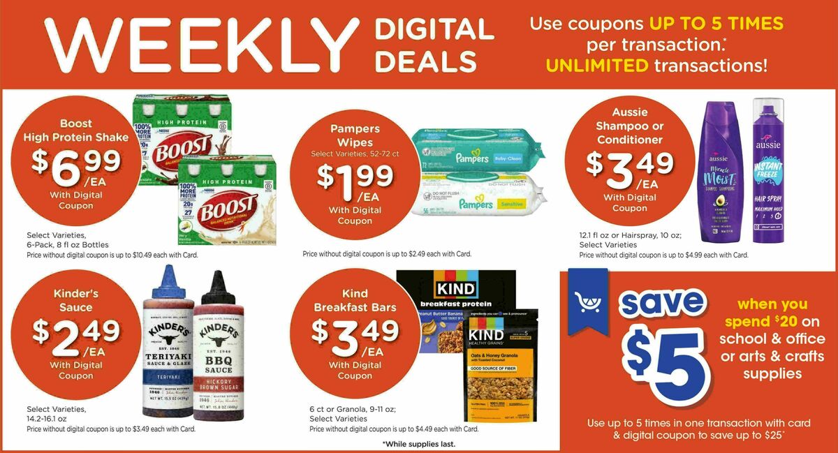 Fry's Food Weekly Ad from July 22