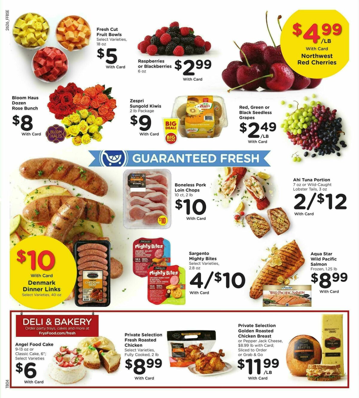Fry's Food Weekly Ad from July 29