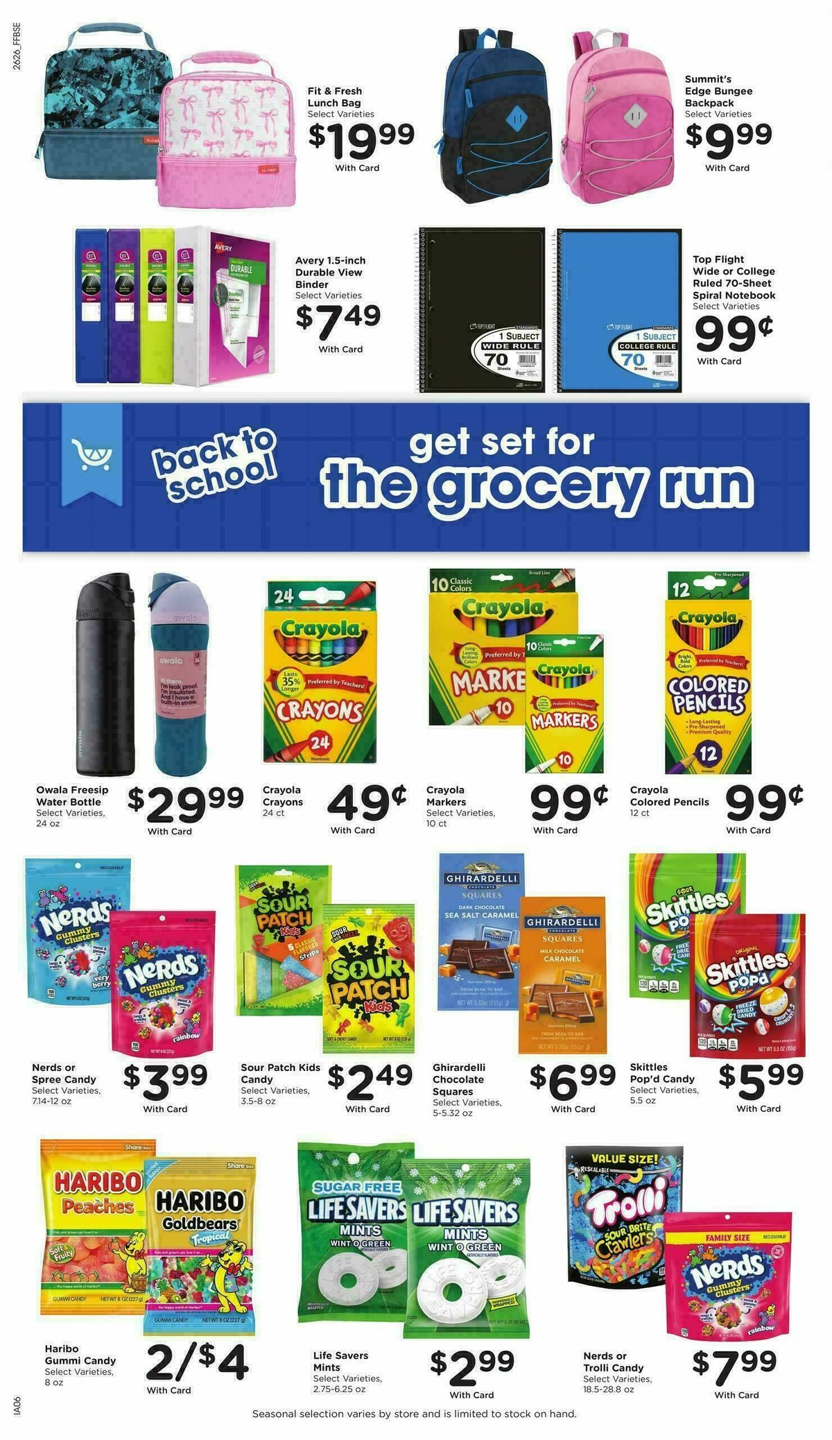 Fry's Food Weekly Ad from July 29