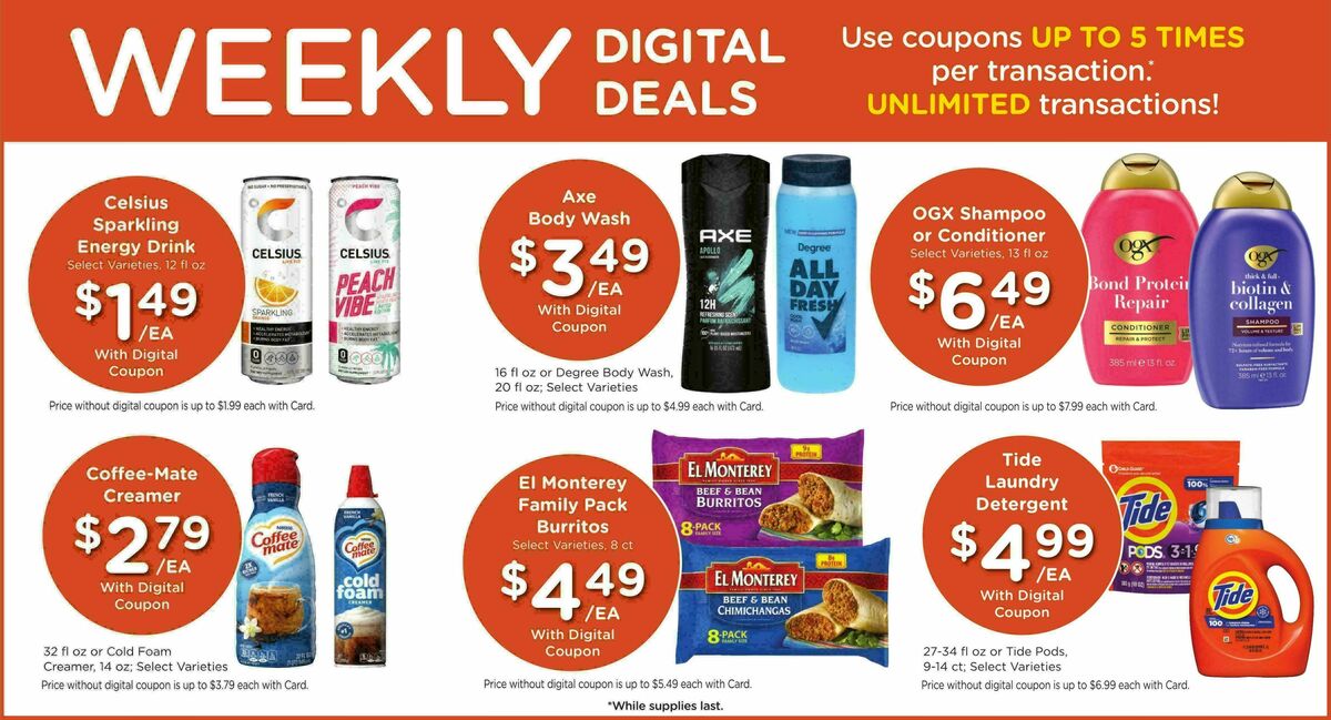 Fry's Food Weekly Ad from July 29