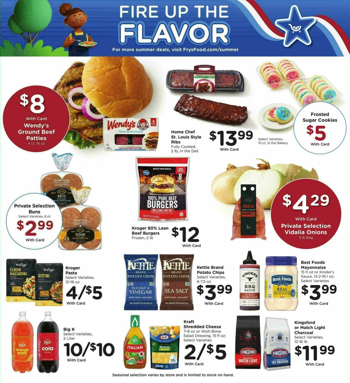 Fry's Food Weekly Ad from July 29