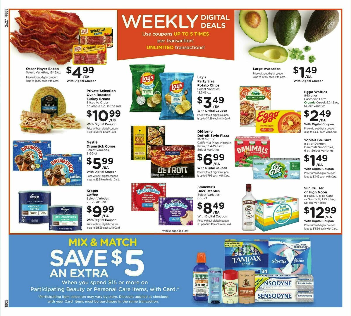Fry's Food Weekly Ad from August 5