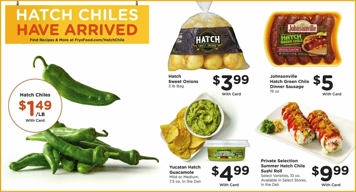 Fry's Food Weekly Ad from August 5